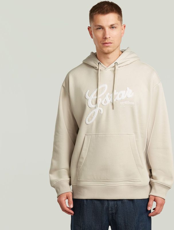G-star - Chenille Relaxed Fit - Hoodie - Zwart
