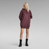 Flock Hoodie Jurk - Rood - Dames