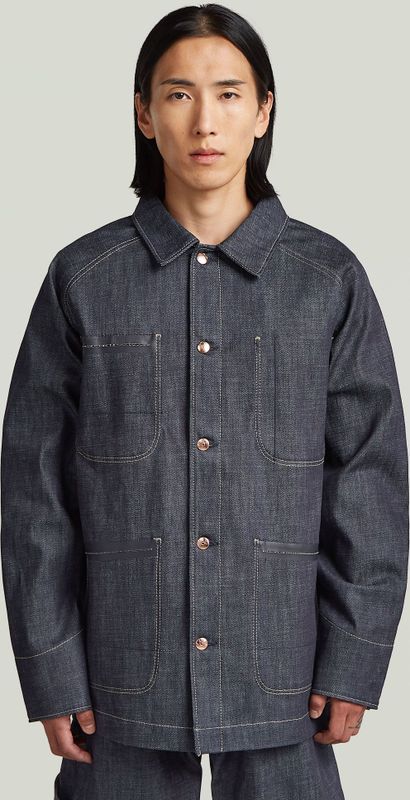 MN Selvedge Jacket - Donkerblauw - Heren