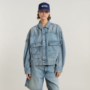 G-star Drifter Utility Jas Blauw Vrouw