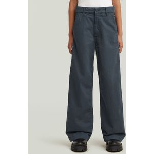 Deck 2.0 High Loose Chino voor meisjes - Donkerblauw - meisjes