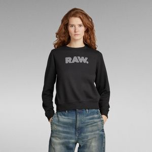Anglaise Graphic Sweater - Zwart - Dames