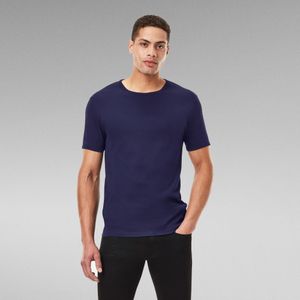 Base T-Shirt Set Van Twee - Donkerblauw - Heren