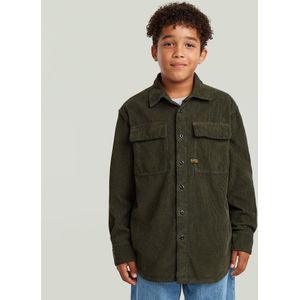 Overhemd CPO Regular voor jongens - Groen - jongens