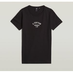 Kids T-Shirt Slim - Zwart - meisjes