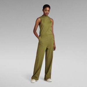 Jumpsuit Open Back - Groen - Dames