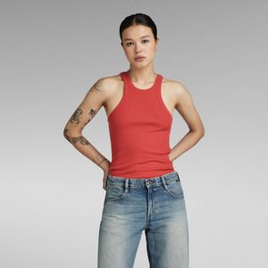 Italian Army Ultra Slim Tanktop - Rood - Dames