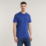 RAW Painted Back Graphic T-Shirt - Midden blauw - Heren