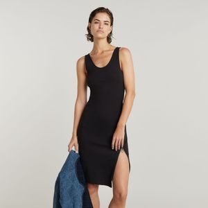 Jurk Asymmetrical Zip - Zwart - Dames