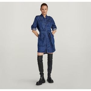 Denim Field Jurk - Donkerblauw - Dames