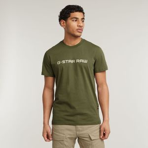 Corporate Script Logo T-Shirt - Groen - Heren