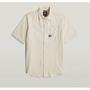 Bristum 1 Pocket Slim Shirt - Beige - Heren