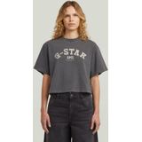 Washed Boxy T-Shirt - Zwart - Dames