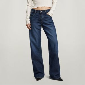 Judee Low Waist Loose Jeans - Donkerblauw - Dames