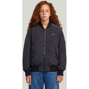 Gewatteerd Bomberjack voor meisjes - Donkerblauw - meisjes