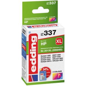 Edding Inktcartridge vervangt HP 301XL, CH564EE Compatibel Cyaan, Magenta, Geel EDD-337 18-337