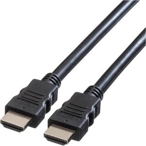 Roline 11.04.5573 HDMI-kabel HDMI Aansluitkabel HDMI-A-stekker 3.00 m Zwart Afgeschermd