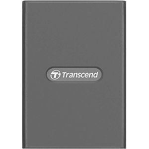 Transcend RDE2 Externe geheugenkaartlezer USB 3.2 Gen 2, SD Grijs