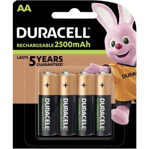 Duracell PreCharged HR06 Oplaadbare AA batterij (penlite) NiMH 2500 mAh 1.2 V 4 stuk(s)