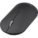 Renkforce RF-WM-200-1 Muis Draadloos, Bluetooth Optisch Zwart 3 Toetsen 4000 dpi Geluidsarme toetsen