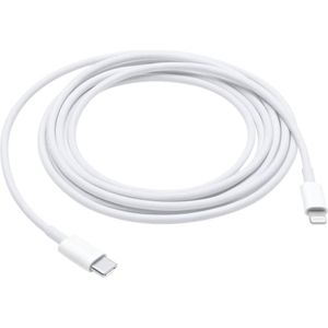 Apple Apple iPad/iPhone/iPod Aansluitkabel [1x USB-C stekker - 1x Apple dock-stekker Lightning] 2.00 m Wit