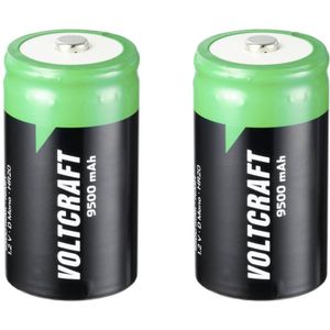 VOLTCRAFT Endurance Oplaadbare D batterij (mono) NiMH 9500 mAh 1.2 V 2 stuk(s)