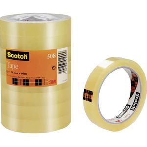 Scotch FT-5100-9733-8 5081966 Plakband Transparant (l x b) 66 m x 19 mm 8 stuk(s)