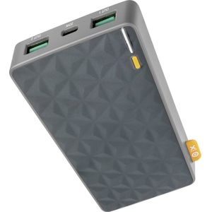Xtorm by A-Solar FS401 Powerbank 10000 mAh Quick Charge 3.0 Li-ion USB-A, USB-C Grijs Statusweergave