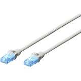 Digitus DK-1512-0025 RJ45 Netwerkkabel, patchkabel CAT 5e U/UTP 0.25 m Grijs Verdraaide paren 1 stuk(s)