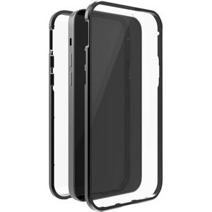 Black Rock 360° Glass Backcover Apple iPhone 12, iPhone 12 Pro Zwart, Transparant