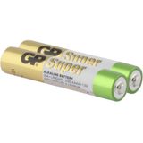 GP Batteries Super AAAA batterij (mini) AAAA (mini) Alkaline 1.5 V 2 stuk(s)