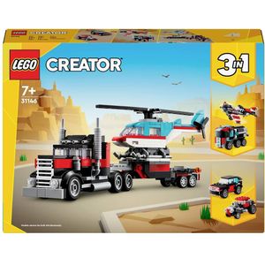 LEGO Creator 3in1 Truck met helikopter - 31146