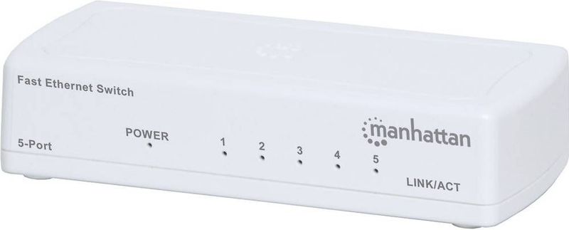 Manhattan 560672 Netwerk switch 5 poorten 100 MBit/s
