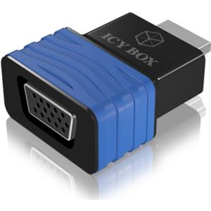 ICY BOX Monitor Adapter [1x HDMI-stekker - 1x VGA-bus] IB-AC516