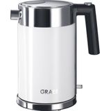 Graef Wk 61 - Waterkoker - Wit - Zilver