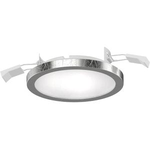 LightMe LM85665 Aqua LED-inbouwlamp LED 6 W Bladzilver (glanzend)