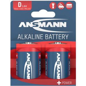 Ansmann LR20 Red-Line D batterij (mono) Alkaline 1.5 V 2 stuk(s)