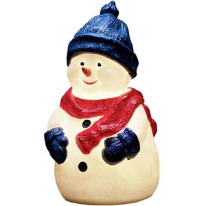 Konstsmide 4249-000 Acryl figuur Sneeuwpop Warmwit LED Wit