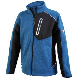 L+D 4289-40-XL SKARA vest in petrol/zwart gem�êleerd, polyester en softshell met gerecycled materiaal, maat XL Maat: XL Petrol, Zwart