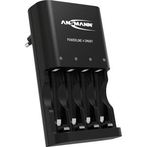 Ansmann Powerline 4 Smart Batterijlader NiCd, NiMH AAA (potlood), AA (penlite)