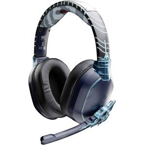Lexip Naruto Shippuden Kakashi Kamui Over Ear headset Gamen Kabel, Bluetooth Stereo Zwart/blauw Headset, Volumeregeling, Microfoon uitschakelbaar (mute)
