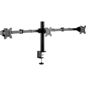 SpeaKa Professional SP-MM-230 Monitorbeugel 3-voudig 43,2 cm (17) - 68,6 cm (27) Zwart In hoogte verstelbaar, Kantelbaar en zwenkbaar, Draaibaar