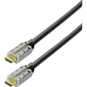 Maxtrack C 505-10 L HDMI-kabel HDMI Aansluitkabel HDMI-A-stekker, HDMI-A-stekker 10.00 m Zwart Geschikt voor HDMI, Afgeschermd, Audio Return Channel (ARC),