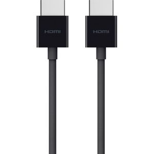Belkin AV10168bt2M-BLK HDMI-kabel HDMI Aansluitkabel HDMI-A-stekker, HDMI-A-stekker 2.00 m Zwart Ultra HD-HDMI