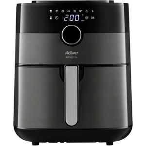 arzum AR2074-G Airfryer 6 l Timerfunctie, Oververhittingsbeveiliging Zilver, Zwart