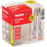 Fischer 573160 SX Plus Plug 30 mm 6 mm 120 stuk(s)