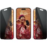 PanzerGlass Screenprotector Apple iPhone 15 - Ultra-Wide Fit - Privacy