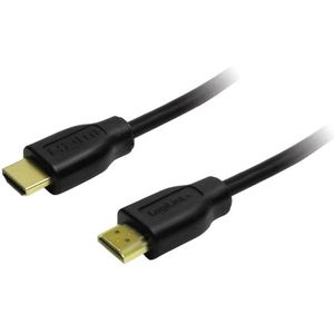 LogiLink CH0035 HDMI-kabel HDMI Aansluitkabel HDMI-A-stekker, HDMI-A-stekker 1.00 m Zwart