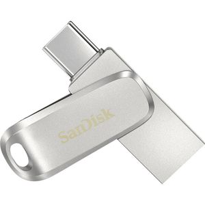 SanDisk Ultra Dual Luxe USB-stick smartphone/tablet Zilver 1 TB USB-C USB 3.1 (Gen 1)