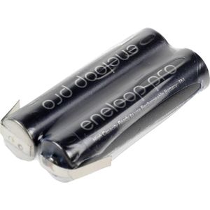 Panasonic eneloop Pro Accupack Aantal cellen: 2 Batterijgrootte: AAA (potlood) Z-soldeerlip NiMH 2.4 V 900 mAh
